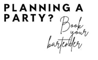planning a party? book your bartender
